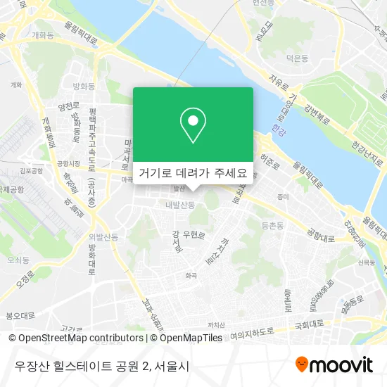 우장산 힐스테이트 공원 2 지도