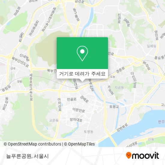 늘푸른공원 지도