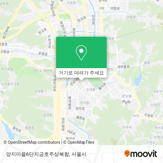 양지마을6단지금호주상복합 지도