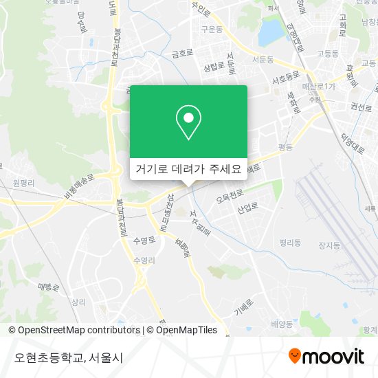 오현초등학교 지도