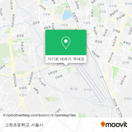 고현초등학교 지도