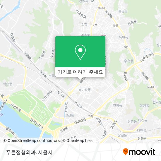 푸른정형외과 지도