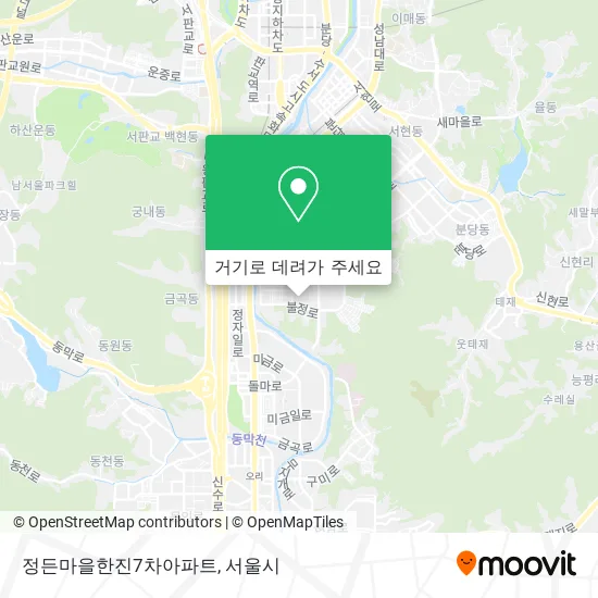정든마을한진7차아파트 지도