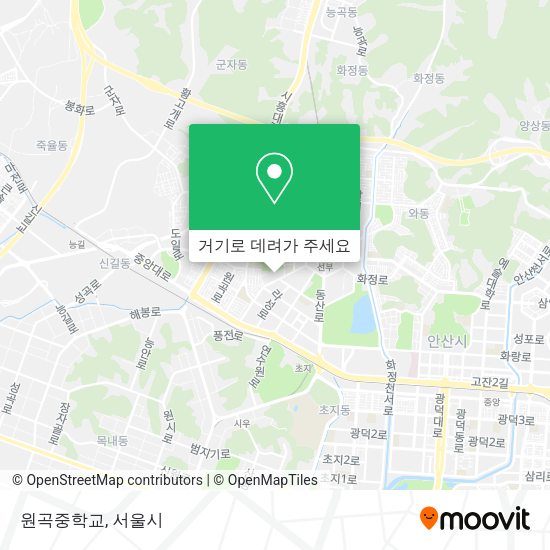 원곡중학교 지도