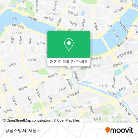 강남소방서 지도