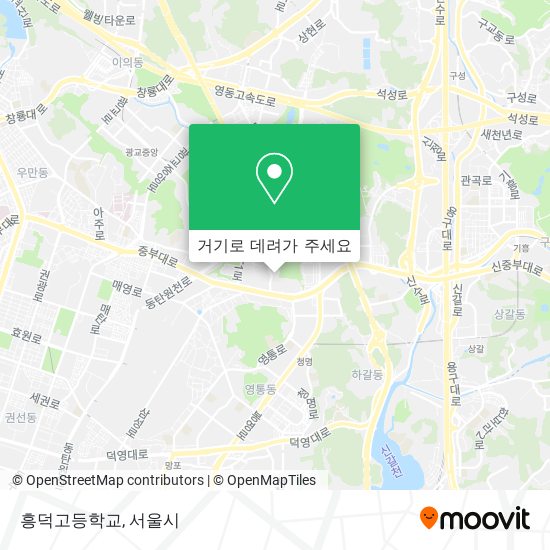 흥덕고등학교 지도