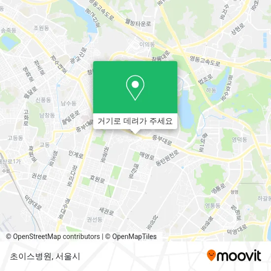 초이스병원 지도