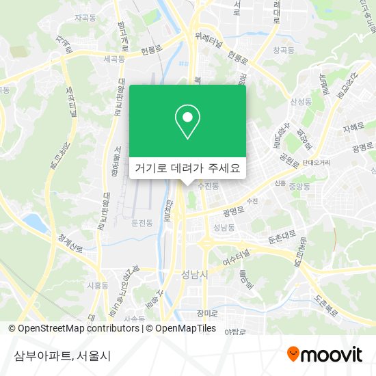 삼부아파트 지도