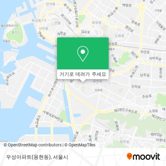 우성아파트(용현동) 지도