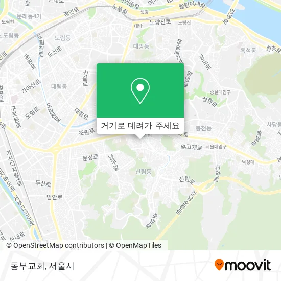 동부교회 지도