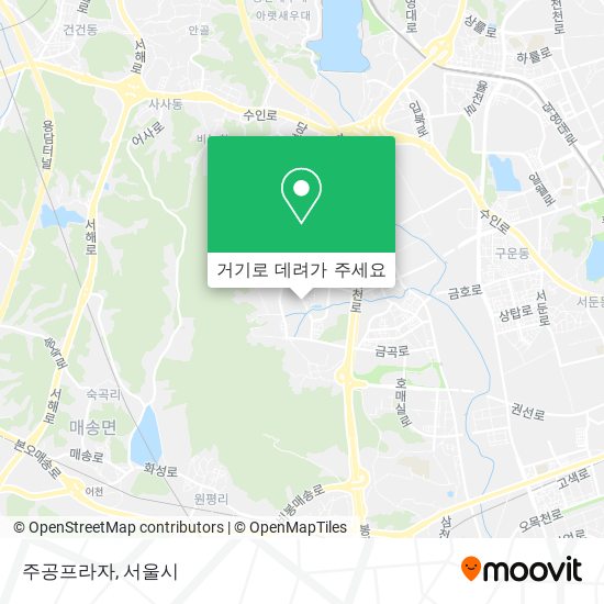 주공프라자 지도