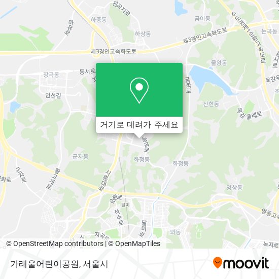 가래울어린이공원 지도