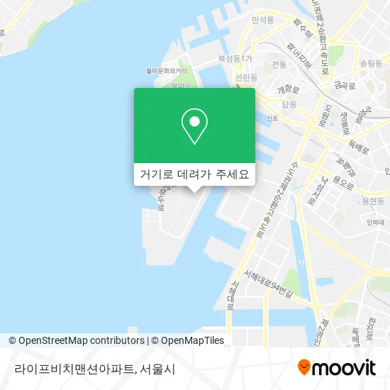 라이프비치맨션아파트 지도