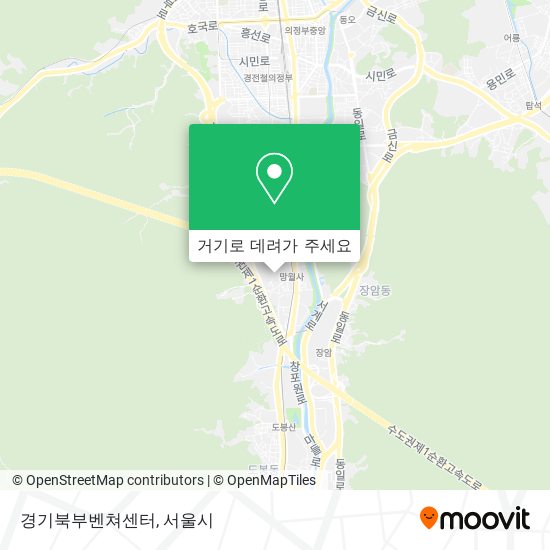 경기북부벤쳐센터 지도