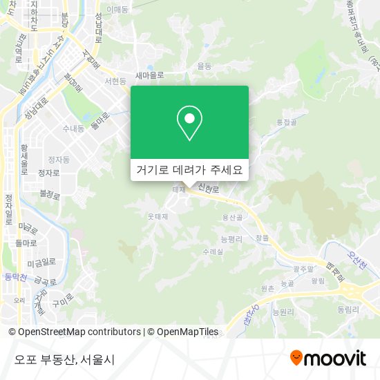 오포 부동산 지도