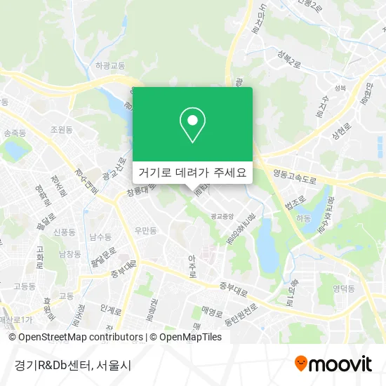 경기R&Db센터 지도