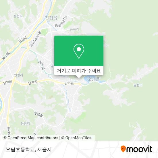 오남초등학교 지도