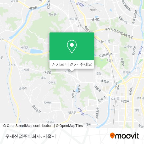 우재산업주식회사 지도