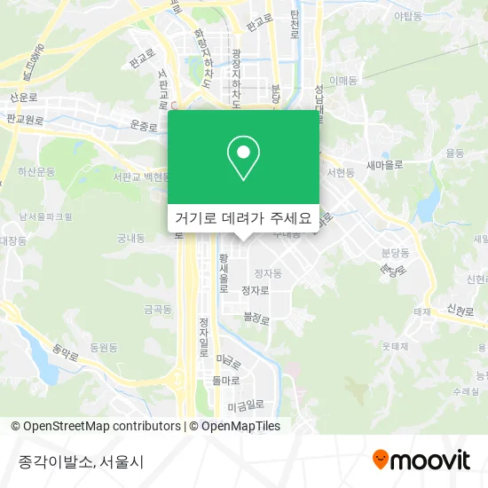 종각이발소 지도