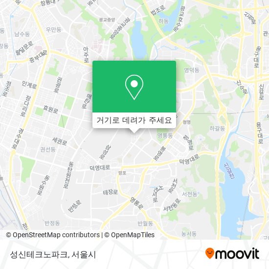 성신테크노파크 지도
