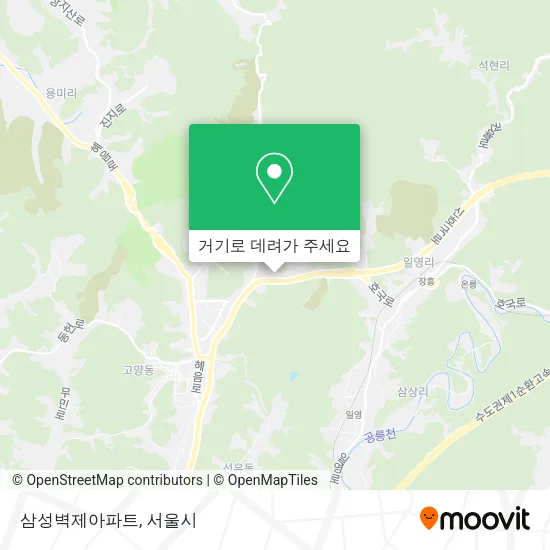 삼성벽제아파트 지도