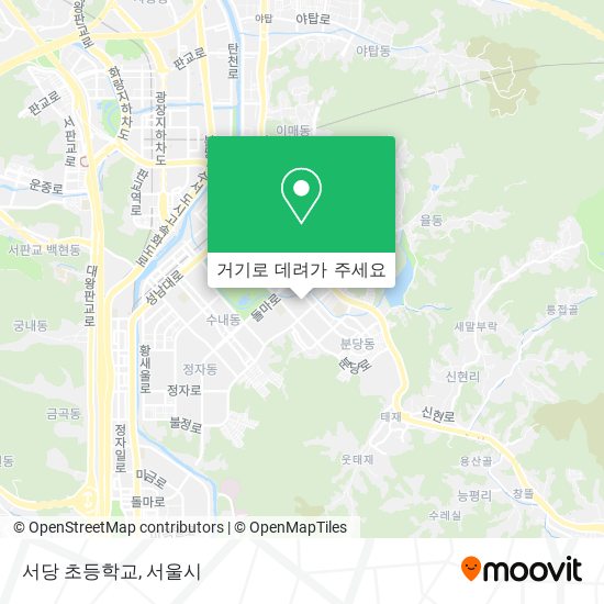 서당 초등학교 지도