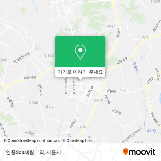 안중Sda재림교회 지도