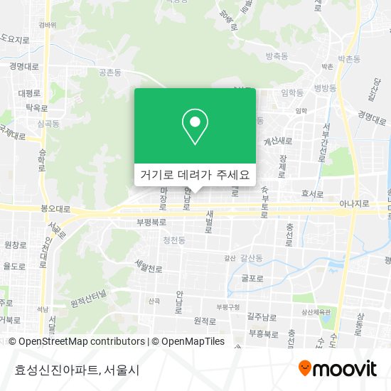 효성신진아파트 지도