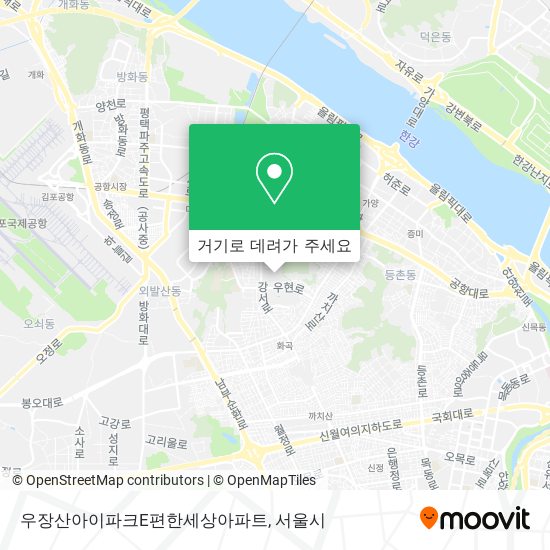 우장산아이파크E편한세상아파트 지도