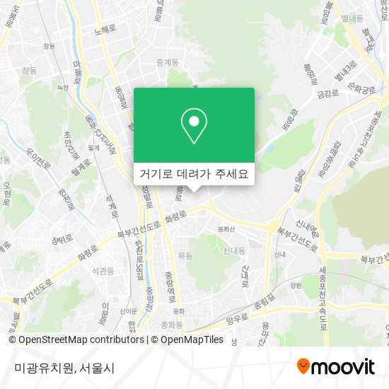 미광유치원 지도