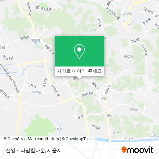 신영프라임힐타운 지도