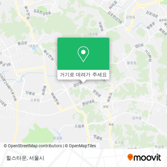 힐스타운 지도