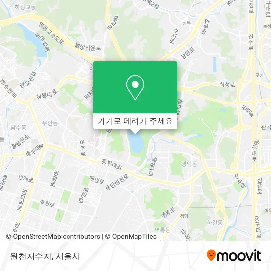 원천저수지 지도