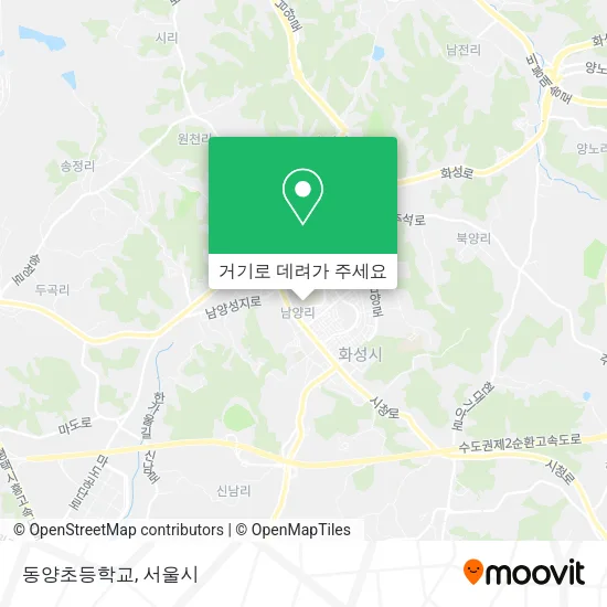 동양초등학교 지도