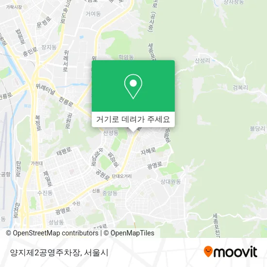 양지제2공영주차장 지도