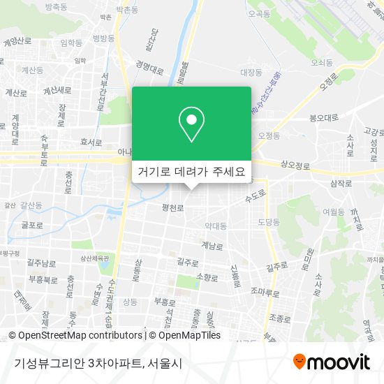 기성뷰그리안 3차아파트 지도