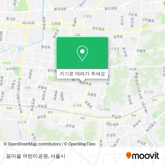 꿈마을 어린이공원 지도