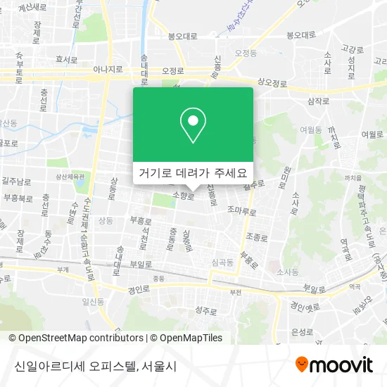 신일아르디세 오피스텔 지도