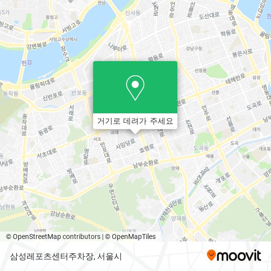 삼성레포츠센터주차장 지도