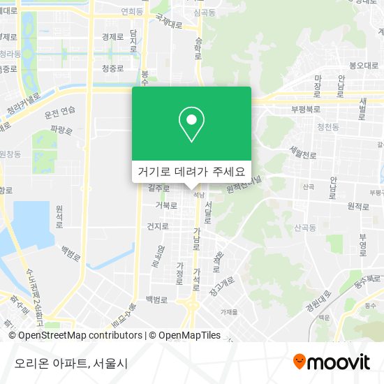 오리온 아파트 지도