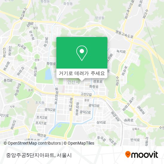 중앙주공5단지아파트 지도