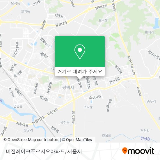 비전레이크푸르지오아파트 지도