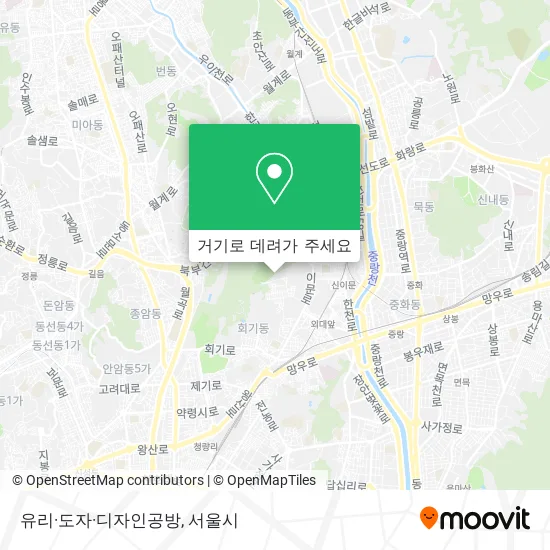 유리·도자·디자인공방 지도