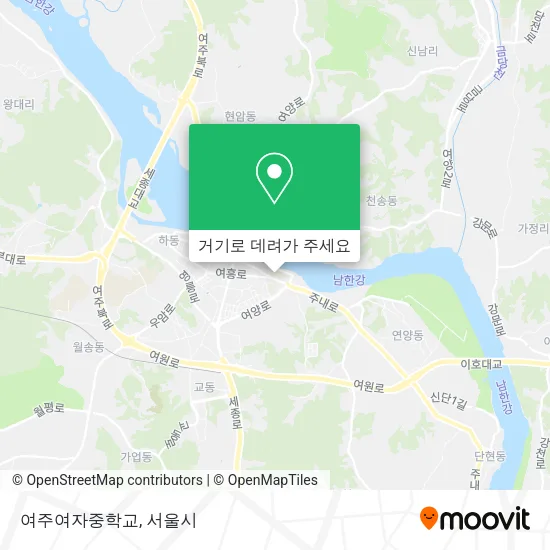 여주여자중학교 지도