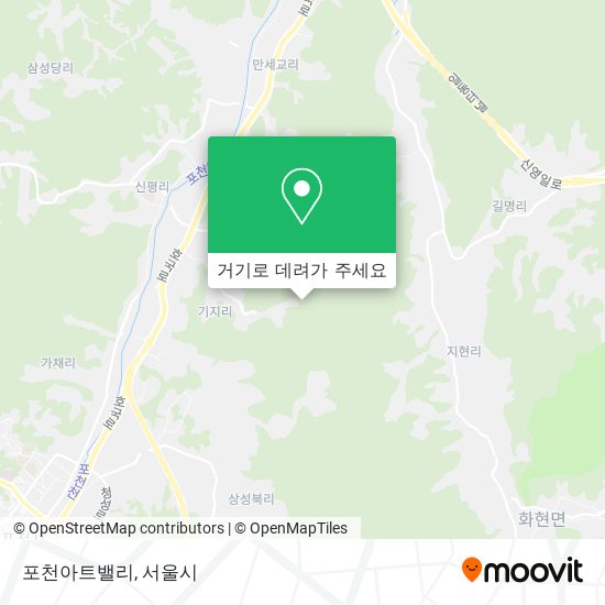 포천아트밸리 지도