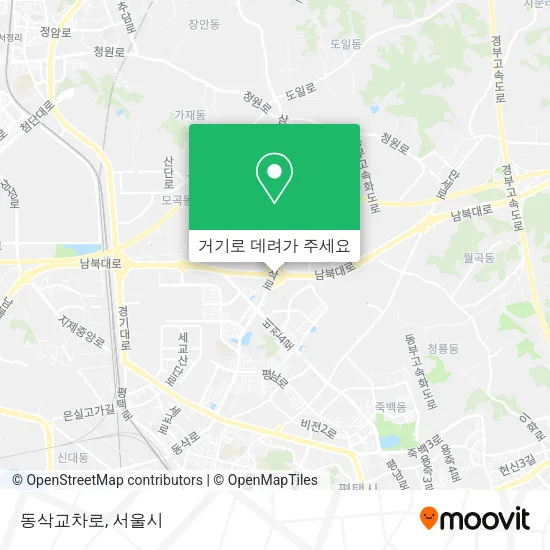 동삭교차로 지도