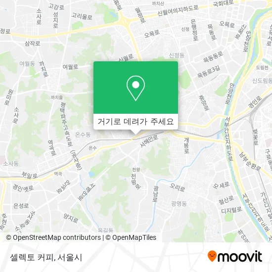 셀렉토 커피 지도