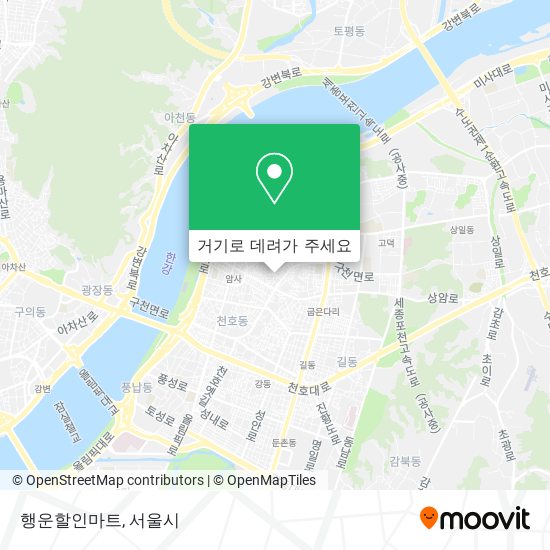 행운할인마트 지도