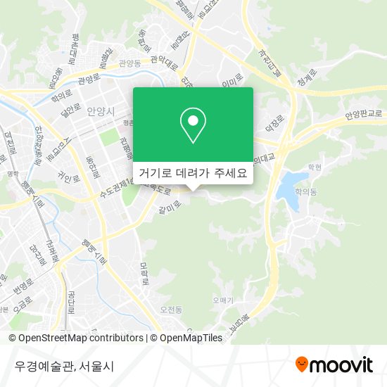 우경예술관 지도