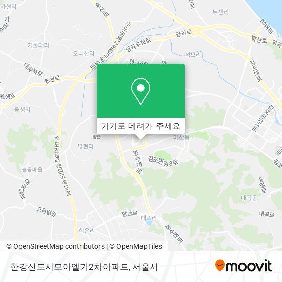 한강신도시모아엘가2차아파트 지도